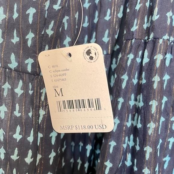 NWT Free People Midnight Dance Print Maxi Slip - Picture 8 of 8